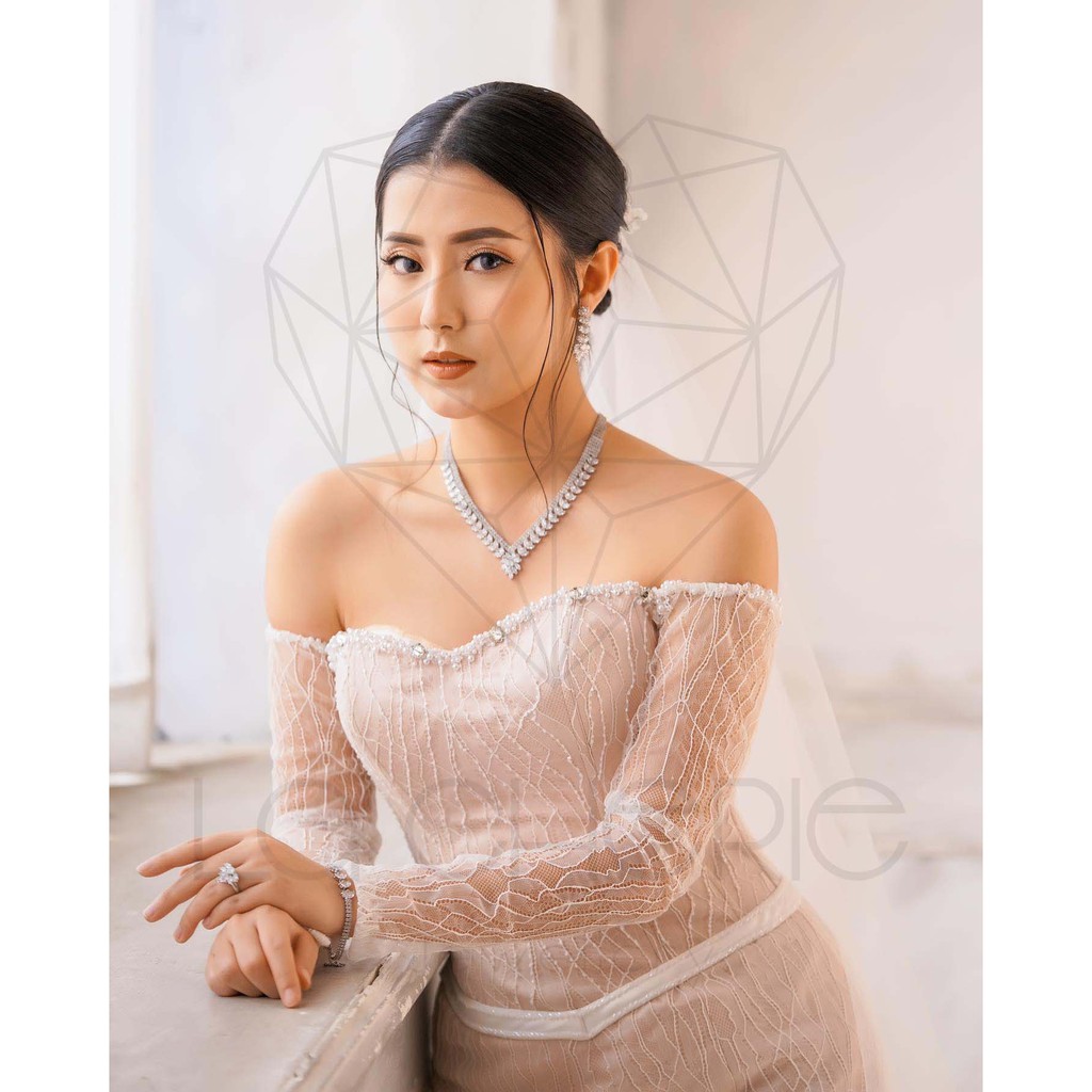 La Cherie Jewellery Amara Luxury Wedding Necklace Set