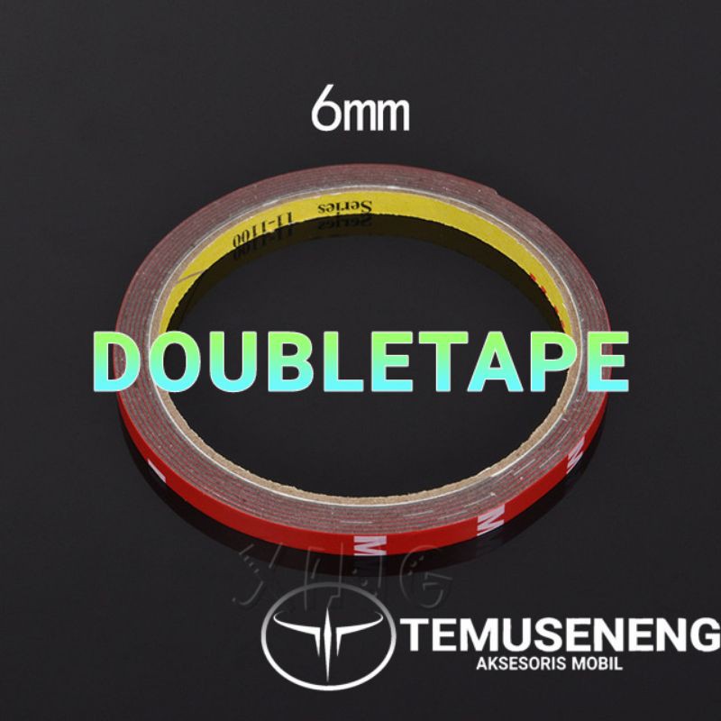 1Pcs 3M 6Mm Doubletape Dobletape Dobeltape Dobel Tape Selotip Perekat