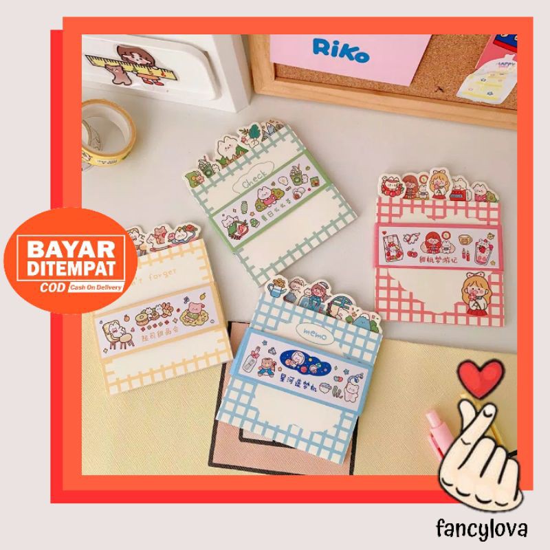 

Memo Pad Karakter Import Lucu Catatan Harian Diary Scrapbook Fancylova (YF-PEPI)