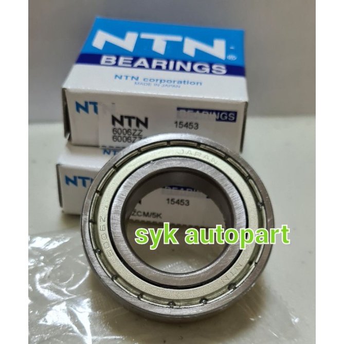 Ball bearing 6006zz ntn