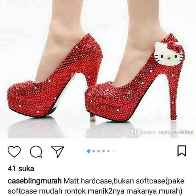 high heels hello kitty
