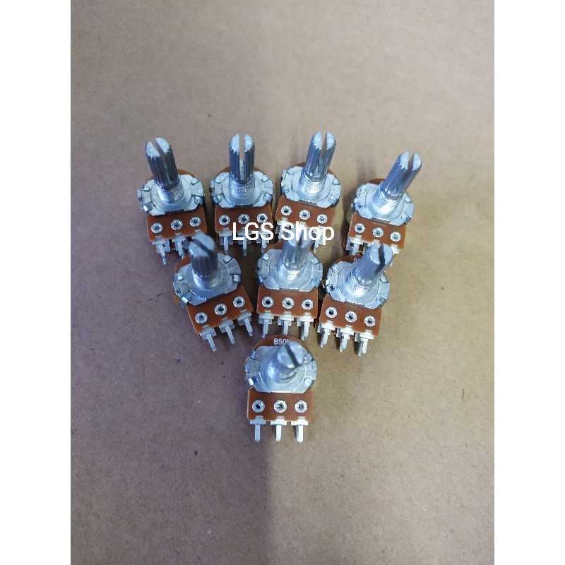Potensio Stereo B 50K Aplus 5 pcs/Potensio B50K Stereo Aplus 5pcs