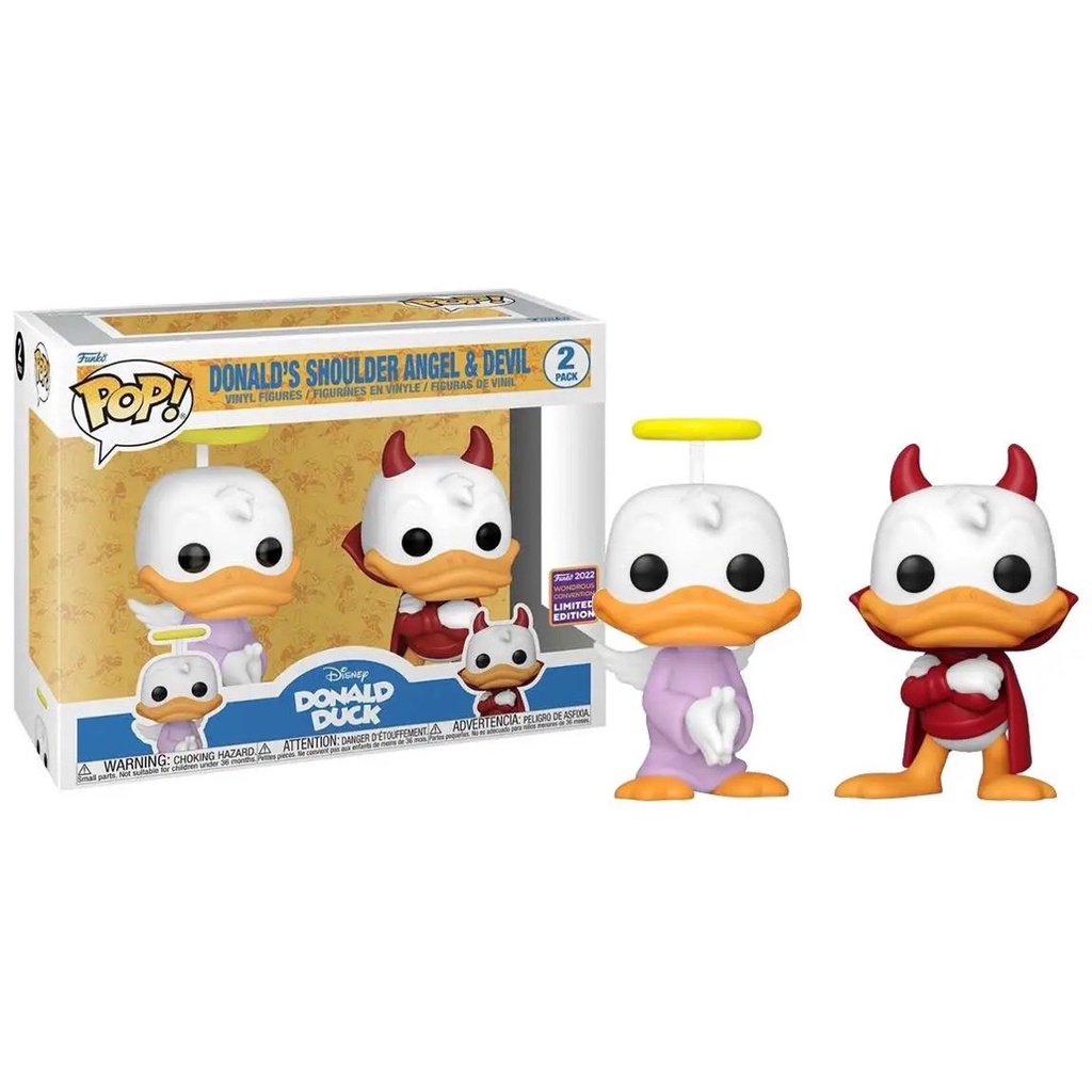 Funko Pop Donald Shoulder Angel and Devil
