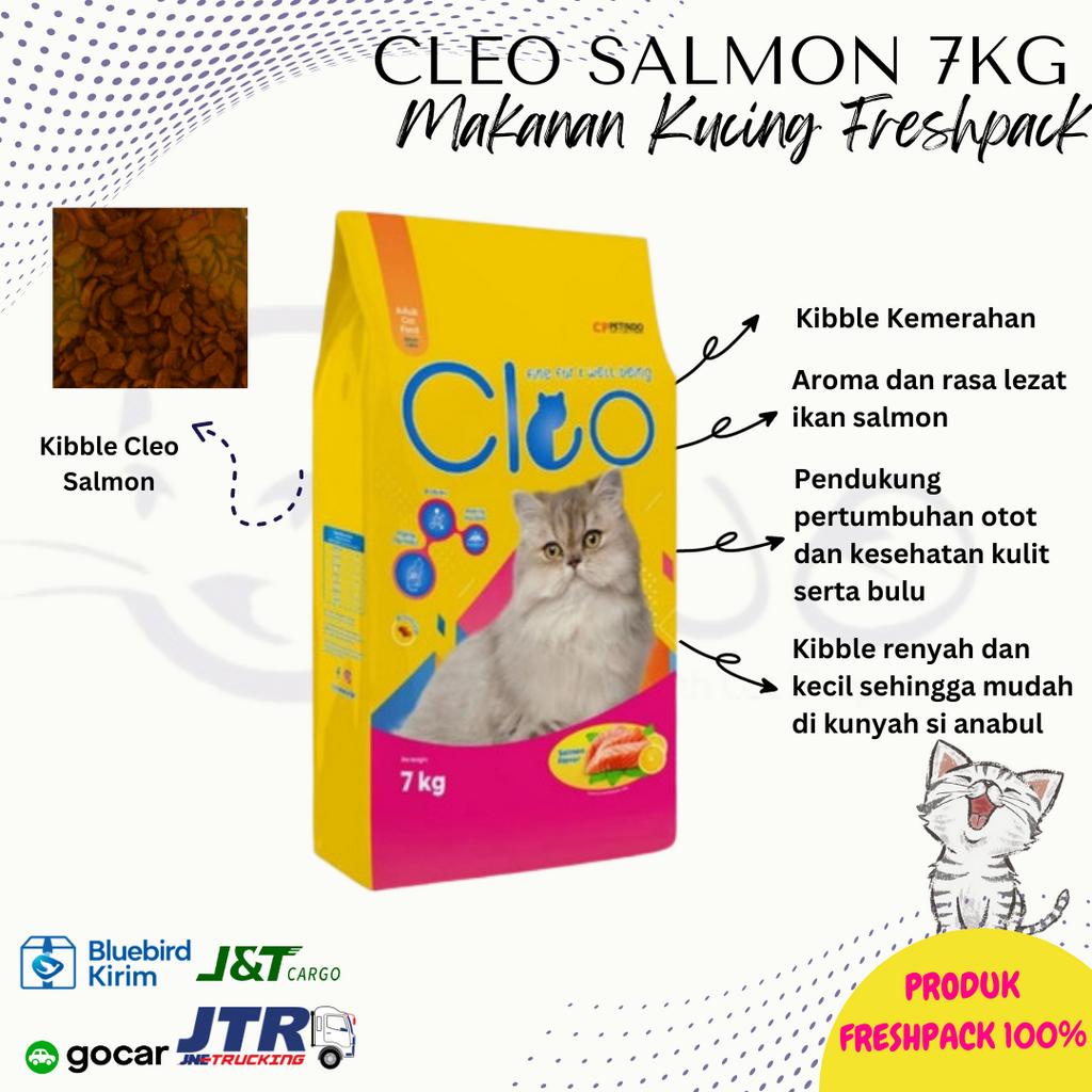 MAKANAN KUCING CLEO SALMON 7KG 7 KG CATFOOD CAT FOOD