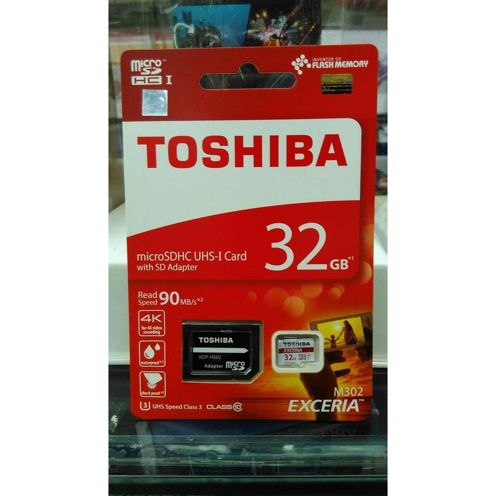 Toshiba Microsd 32gb class 10 speed 90mbps garansi resmi