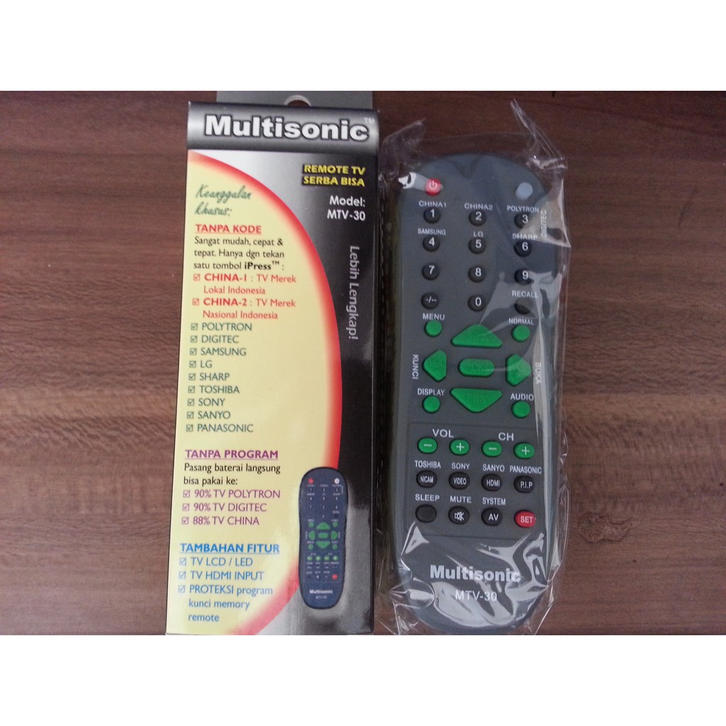 Remot Tv Otomatis Tanpa Set Murah Grosir Merk Multisonic Bagus Shopee Indonesia