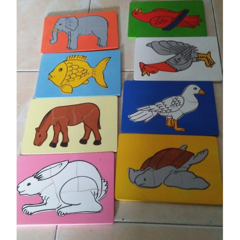 MAINAN EDUKASI PUZZLE SERI HEWAN