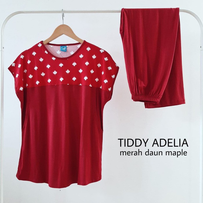 MAMIGAYA Piyama Menyusui - TIDDY Adelia Baju Tidur Menyusui Kaos