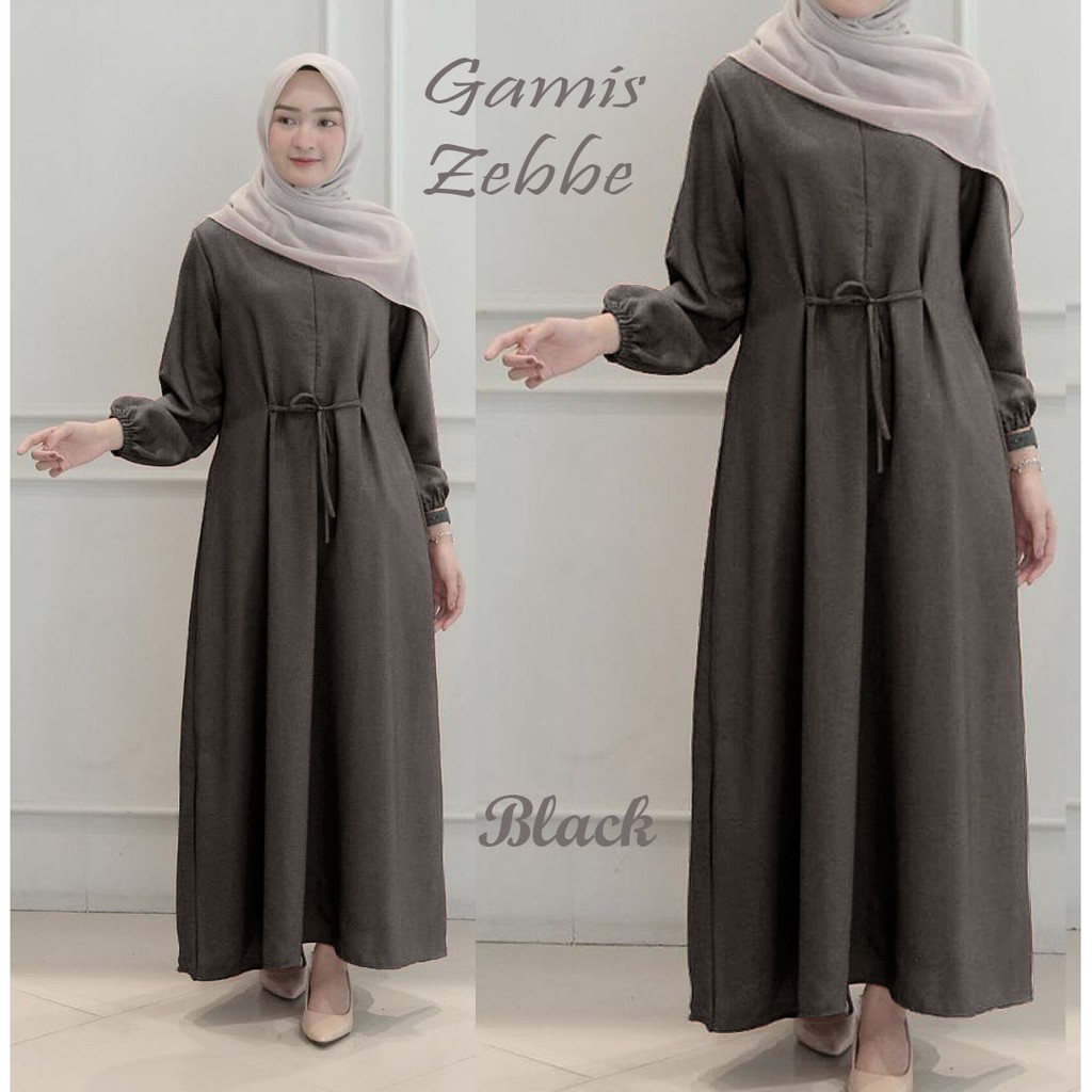 GAMIS ZEBBE - UKURAN S M L XL XXL XXXL 5L - BAJU GAMIS JUMBO - DRESS BIG SIZE GAMIS LEBARAN 2022
