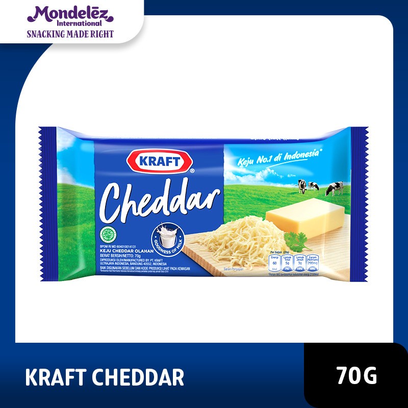 KRAFT KEJU CHEDDAR MIDI 70 GRAM