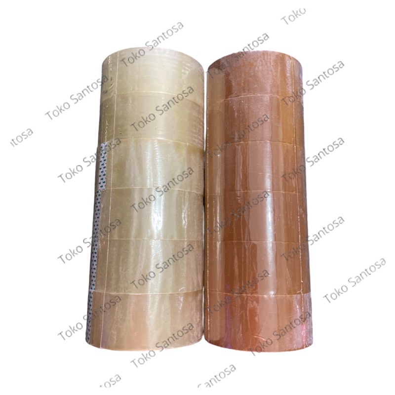 

Lakban Bening / Coklat / Isolasi Bening / Coklat