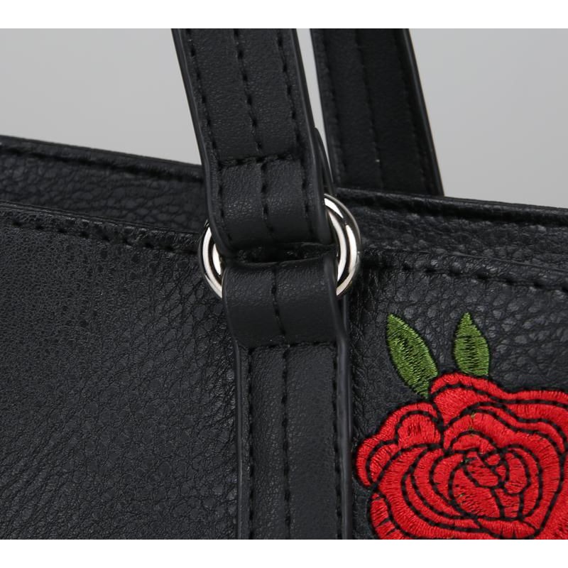 TAS TOTE BAG ZAR4 WANITA MOTIF FLOWERS FASHION#140