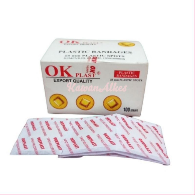 ok plast bulat / plester bulat ok plast