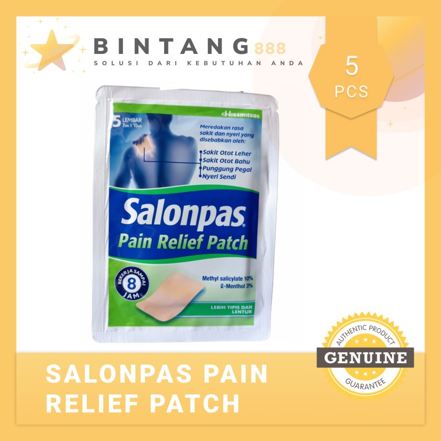 SALONPAS PAIN RELIEF PATCH SACHET
