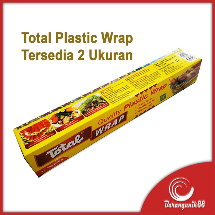 Total Plastic Wrap Plastik Wraping Pembungkus Sayur atau Buah 30m x 300mm