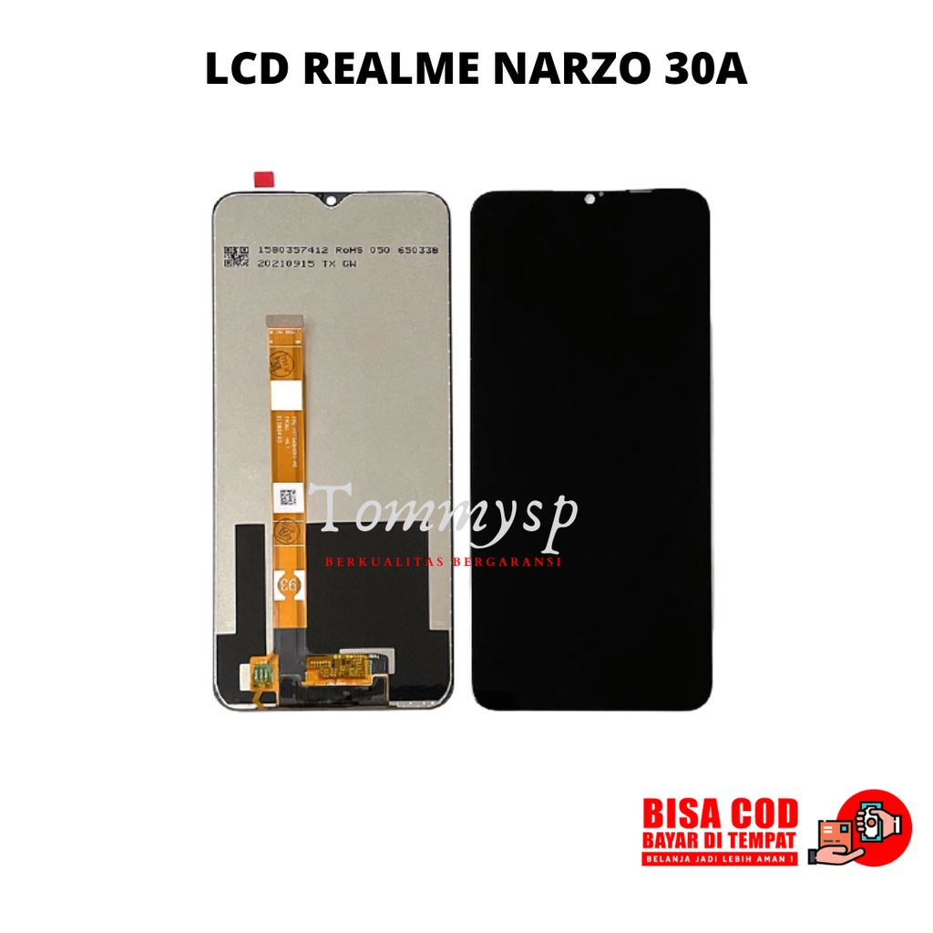 LCD REALME NARZO 30A RMX3171 FULLSET TOUCHSCREEN ORIGINAL