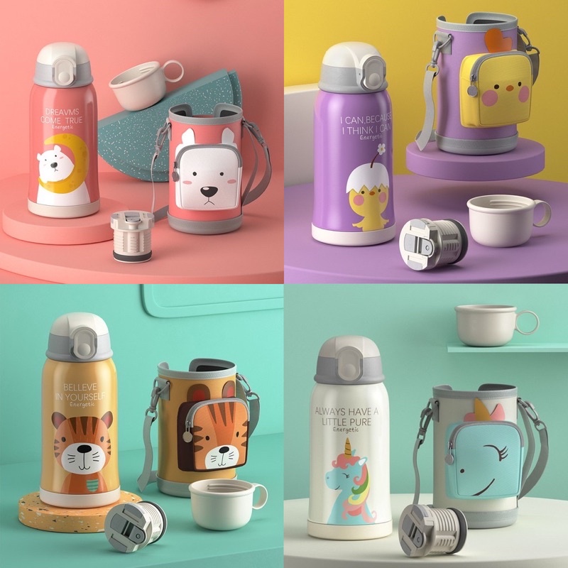 Botol Termos Anak Premium Import Tumbler Tas Mini