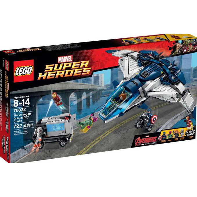 LEGO 76032 - Super Heroes - The Avengers Quinjet City Chase TERBARU Kode 744