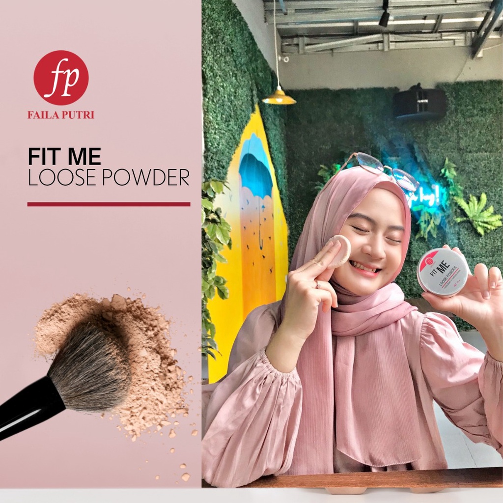 FP FAILA PUTRI FIT Me Loose Powder Matte finish ++ reduces pores / bedak tabur fp