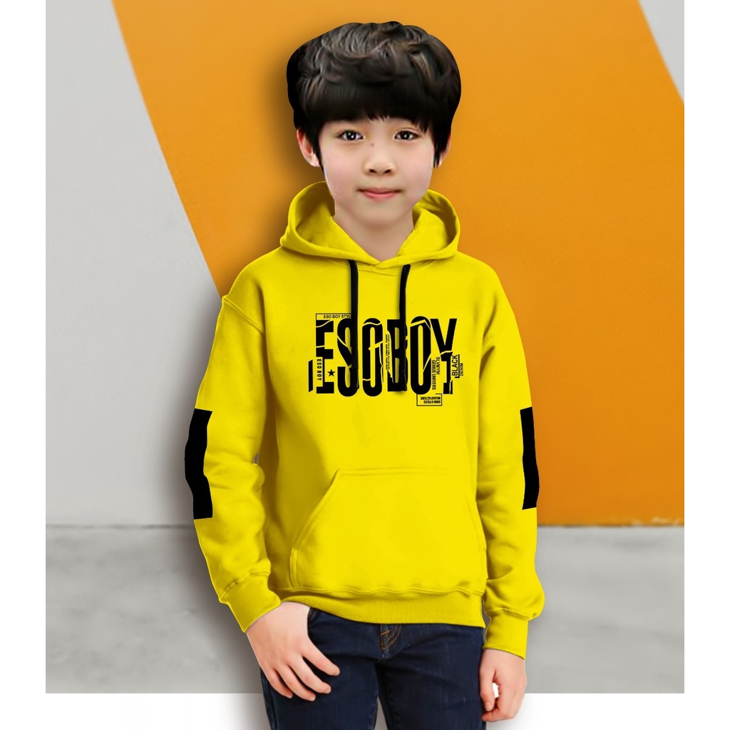 Jaket Anak Laki Laki/Jaket Anak Terbaru/Hoodie Anak Esoboy  Gaming Bahan Fleece Tebal 4-11 TAHUN