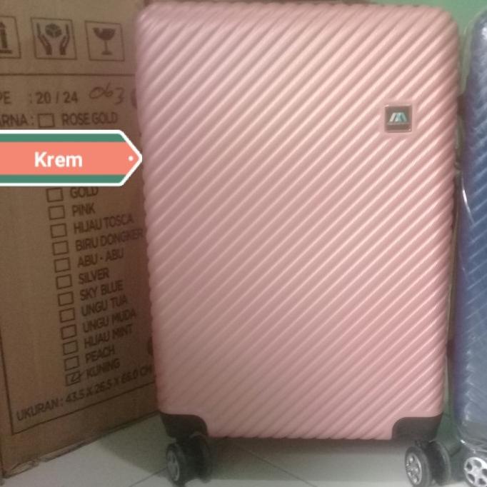 TRAVEL BAG Koper 24 inch POLO Fiber Tas Pakaian Travel