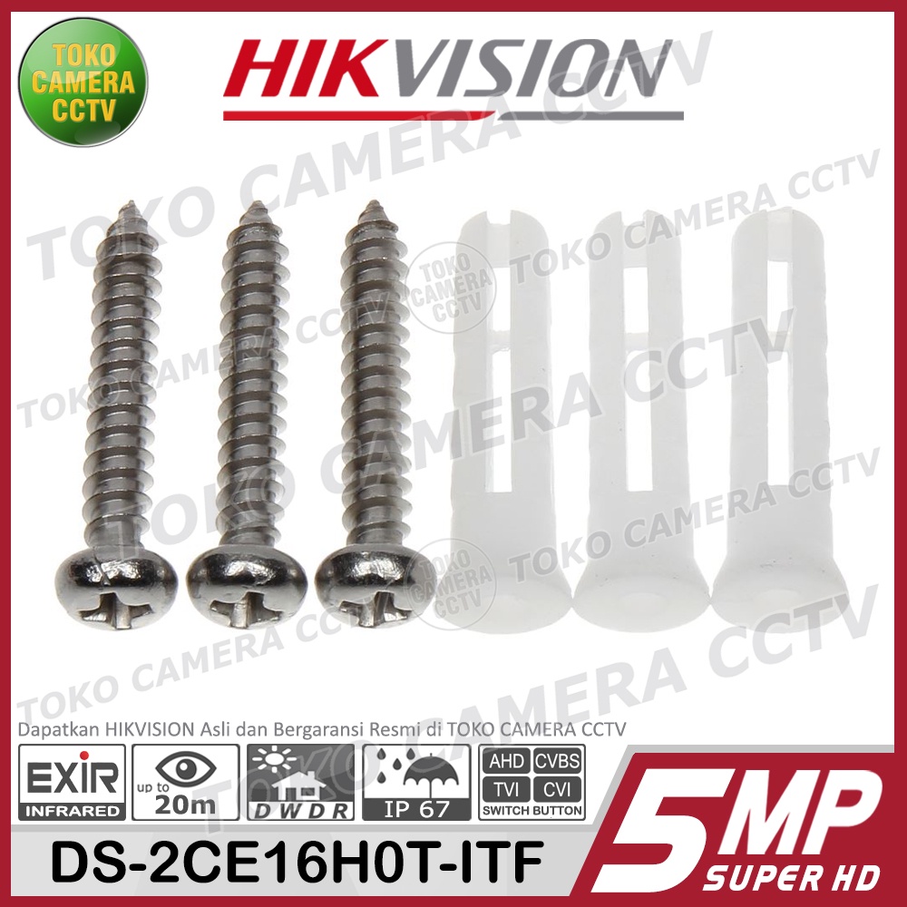 KAMERA CCTV HIKVISION 5MP OUTDOOR DS-2CE16H0T-ITF