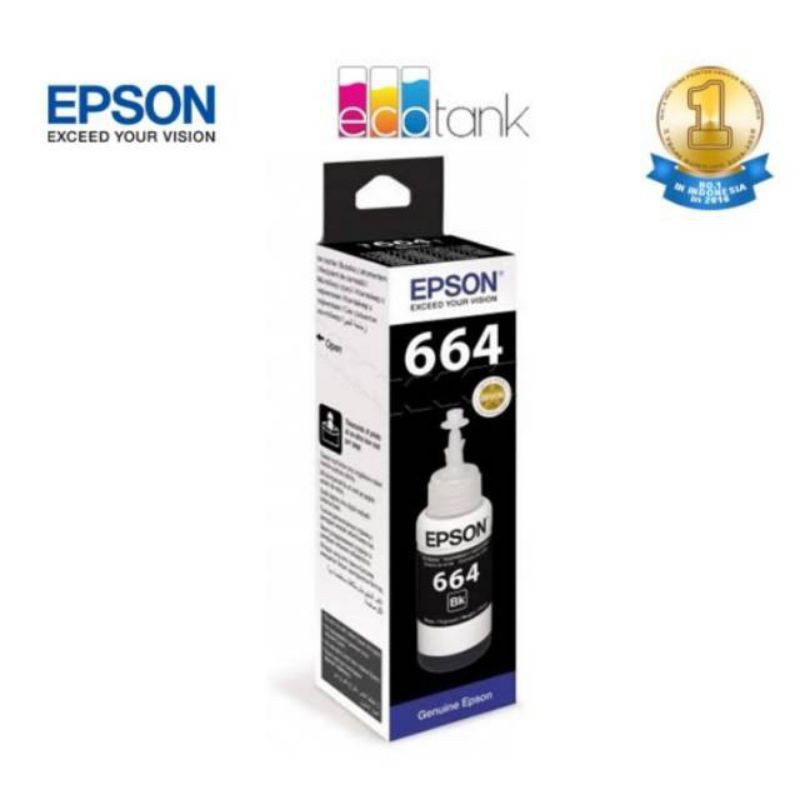Tinta Epson 664 Original   Black