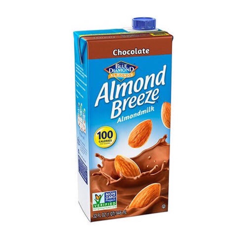 Susu Almond Blue Diamond Almond Breeze Almond Milk Rasa Cokelat 946ml