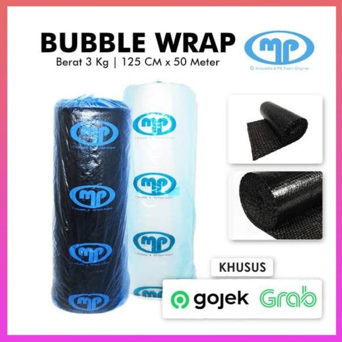 

A1 BARU BUBBLE WRAP MULIA PACK HITAM & BENING 125 X 50 METER - BUBBL A DHF5143VFF