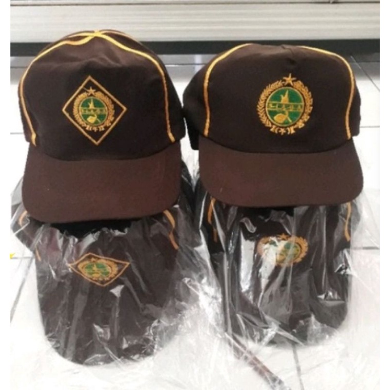 Topi siaga bordir lis bijian