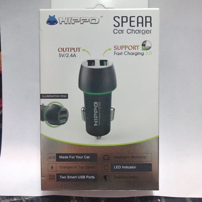 Hippo Spear 2 Port USB Quick Charge 3.0