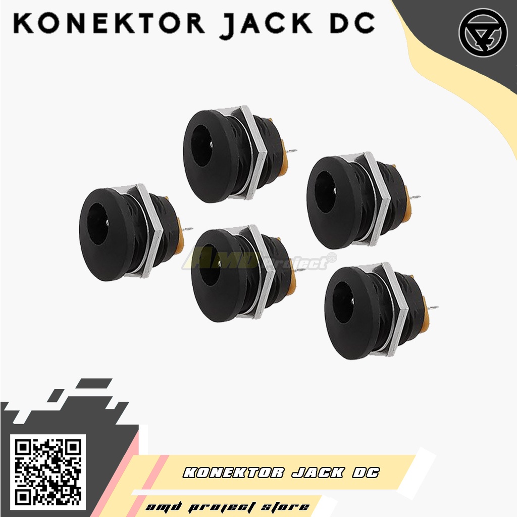 Socket DC Jack 5.5mm DC022 Soket Power 5.5x2.1mm PCB Female Plug