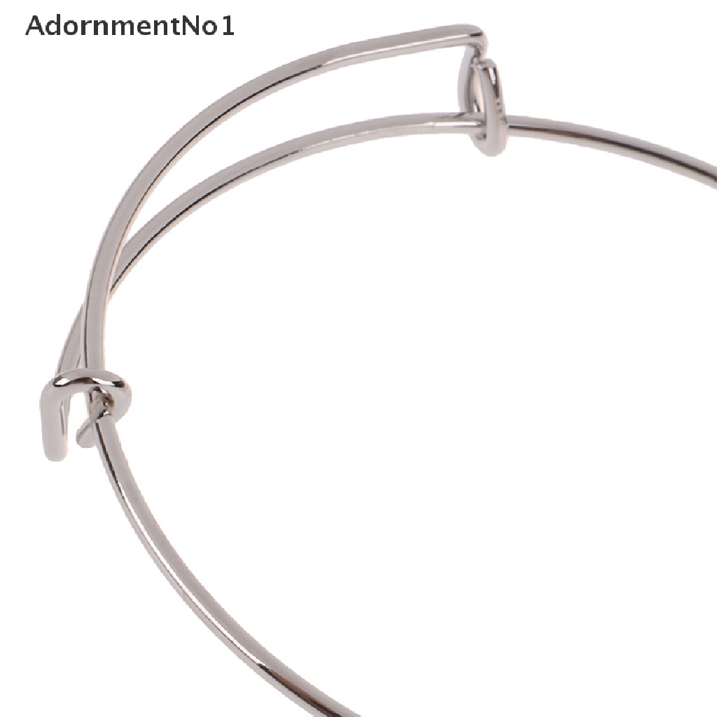 (AdornmentNo1) 10pcs / set Gelang Bangle Kawat Expandable 65mm Untuk Wanita