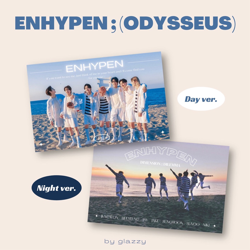 enhypen art print (odysseus) - wall decor poster