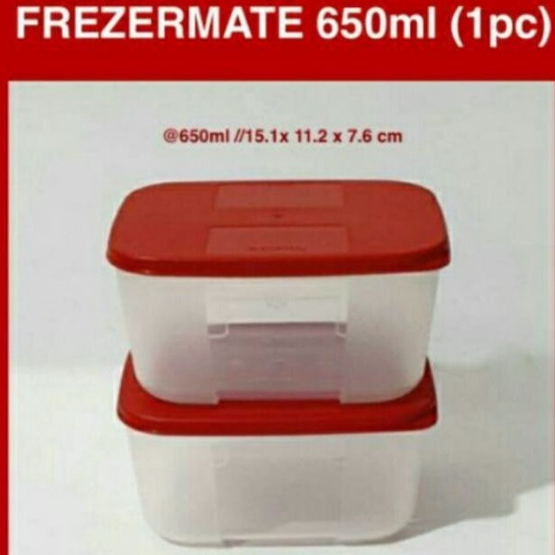 wadah freezermate tuperware 650 ml / 1 pcs