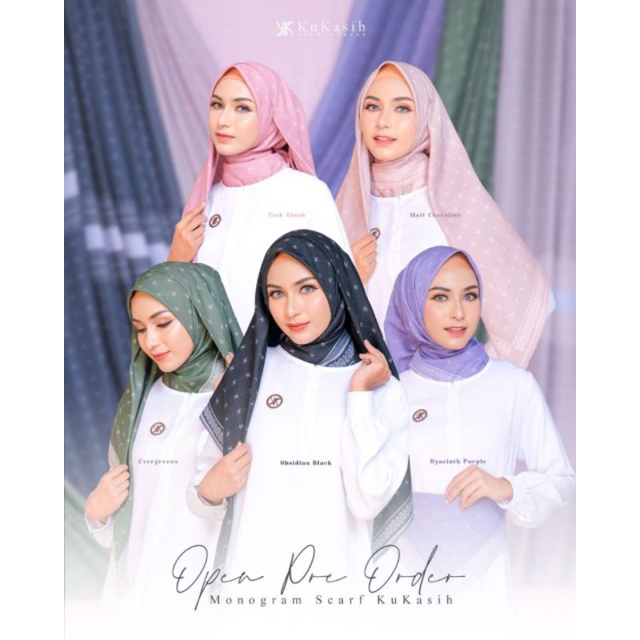 Monogram Scarf Kukasih by Kukasih