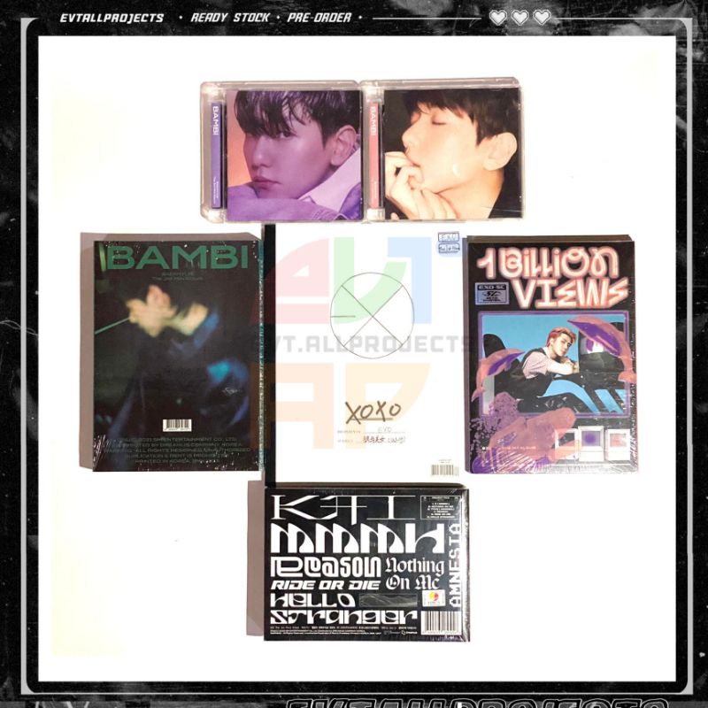 READY SEALED EXO ALBUM MAMA GROWL LOVE SHOT LOVE SHOT OBSESSION EXODUS MAMA