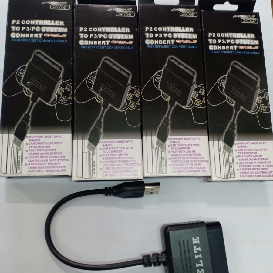 Converter stik ps2 ke ps3 /konverter stik single dragon ps3/usb stik ps2 to pc