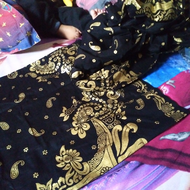 Batik Couple Keluarga Sania Ruffle Ori Ndoro Jowi Dnt Prodo Keris Ireng