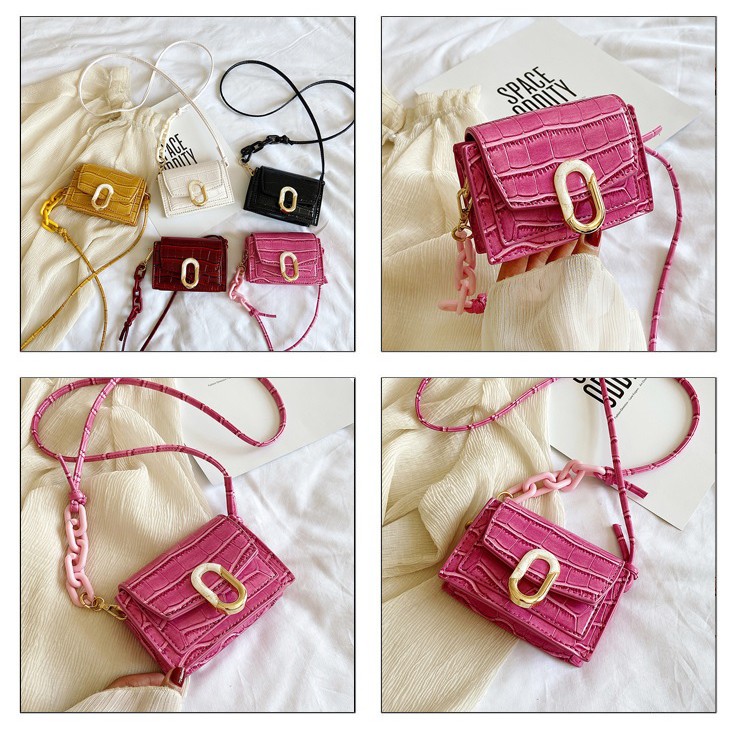 TFT AX9914 92630 AX630 D01 (6 TAS BS 1 KG) TAS IMPORT TAS WANITA SLING BAG TAS SELEMPANG TAS MINI PINK