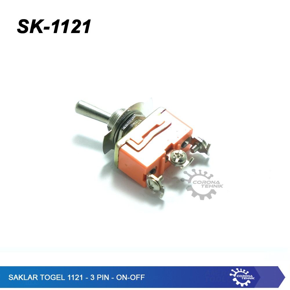 Saklar Toggle 1121 - 3 Pin - ON-ON