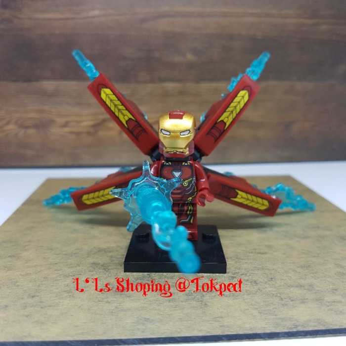 Aman Lego Iron Man Marvel Iron Man / Lego Iron Man Mark (Kw,Botleg) Bergaransi