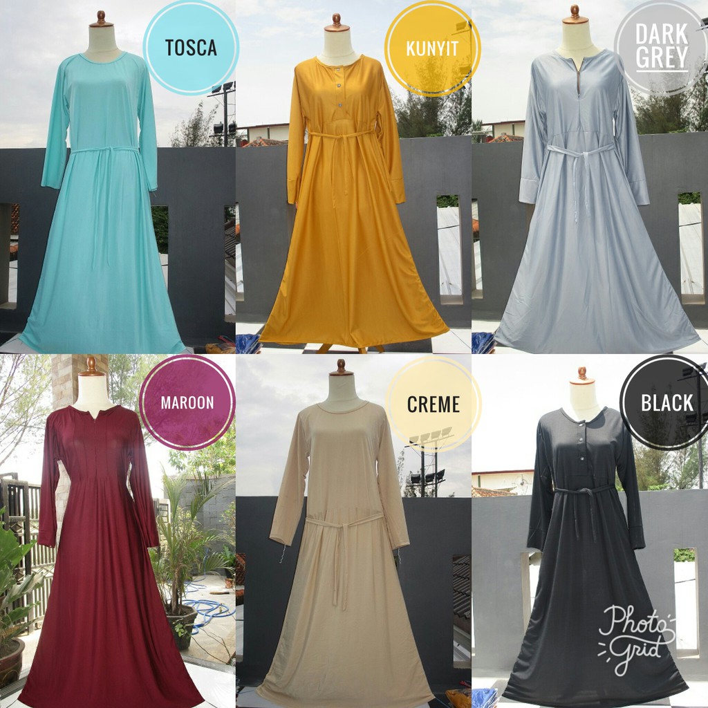 TERLARIS JERSEY NON BERGO BUSUI (POLOS) /MINIMAL ORDER 3PCS / GAMIS TERBARU / MOTIF TRENDY MASA KINI