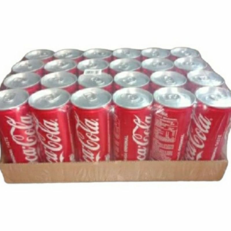 

[PROMO!!]COCA COLA SLIM CAN Minuman Soda(250Ml/24Kaleng/1Karton)