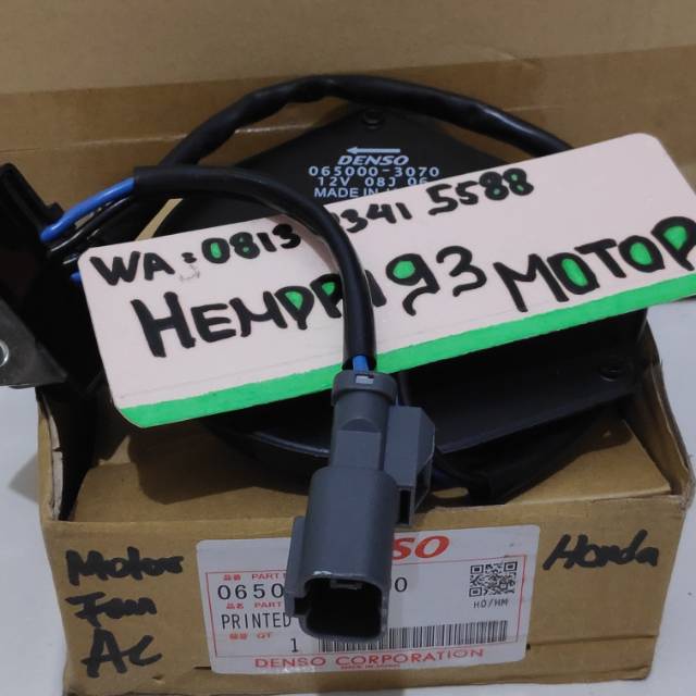 Motor fan AC Honda Jazz vitec - idsi / Crv ( Denso )