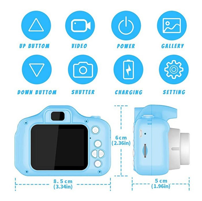 Kamera Digital Anak Mini HD Kids Childrens Camera