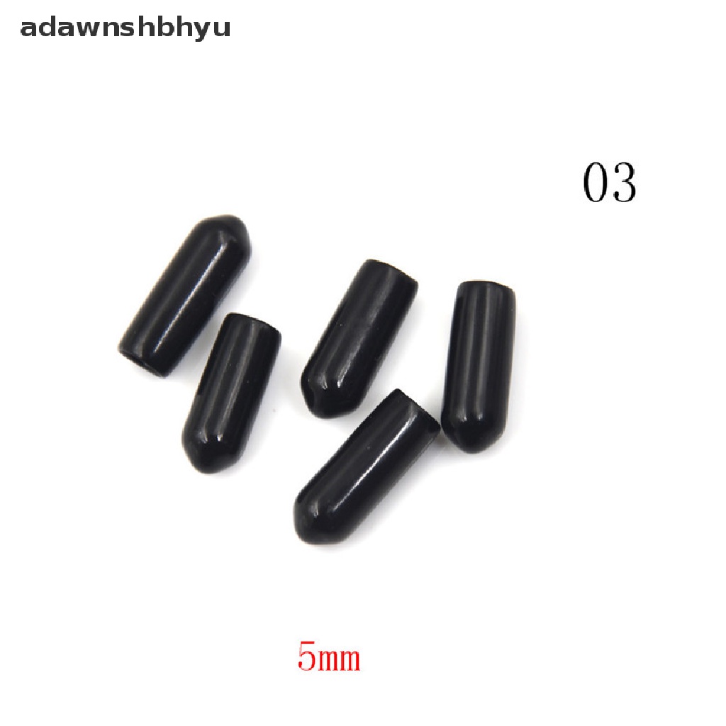 Adawnshbhyu 20pcs End Cap Thread Penutup Anti Air Vinyl Karet Baja Tiang Tabung Pipa Melindungi