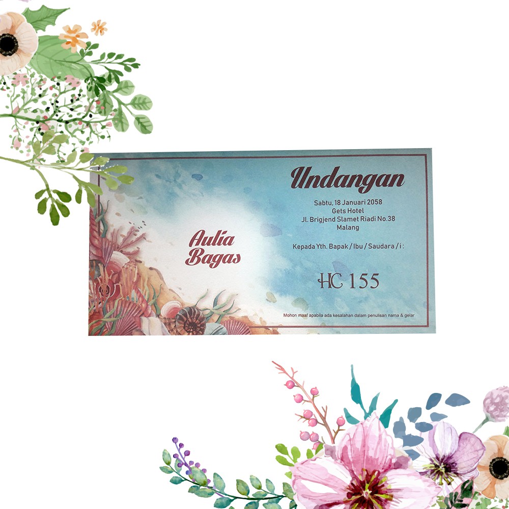 Blangko Undangan HC 155