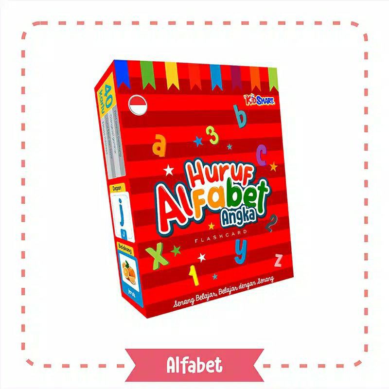 FLASH CARD HURUF DAN ANGKA - FLASH CARD KARTU PINTAR BAHASA INDONESIA DAN INGGRIS