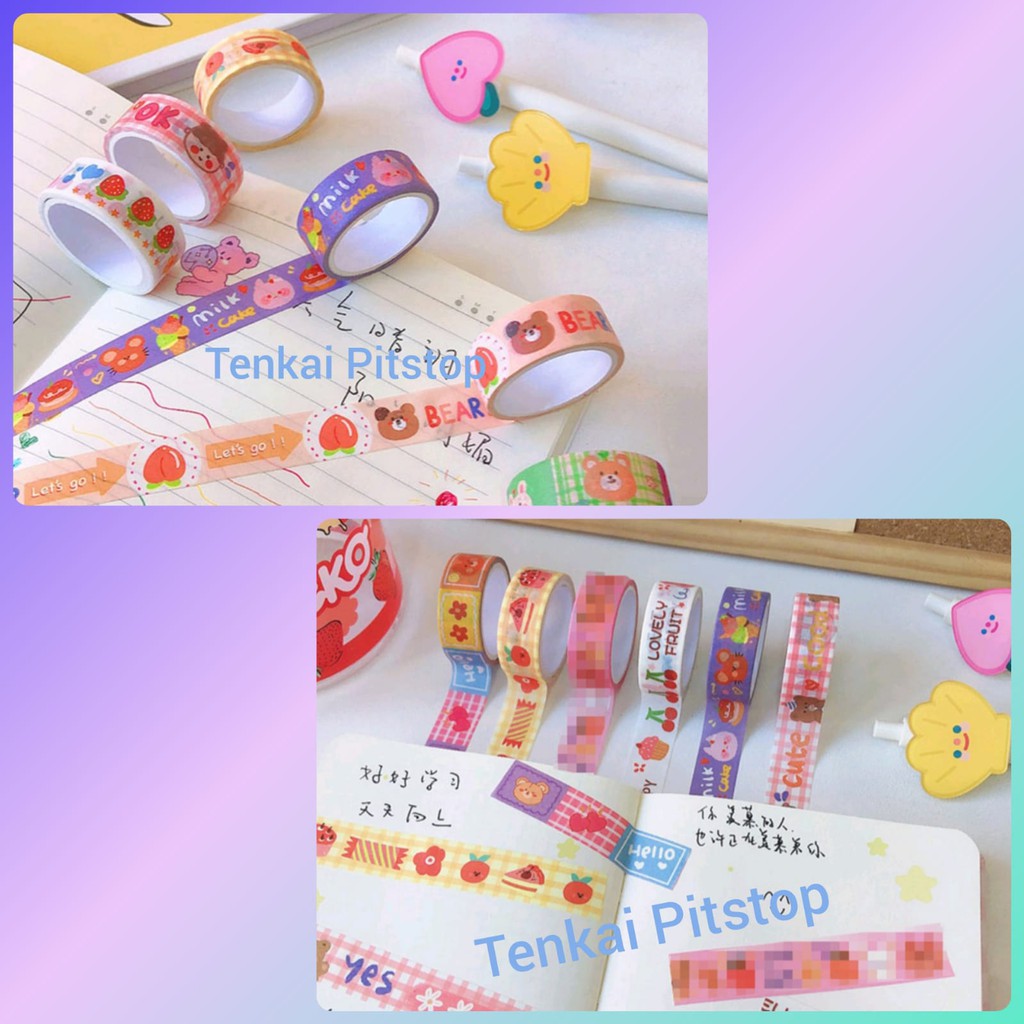 

Washi tape / Selotip Kartun yang kawaii